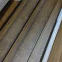 Bamboo Wire Shelf Covers for 30" x 16" Racks, Snap-On Modular Removable Wire Rack Cover for Pantry & Kitchen, Set of 5, Walnut