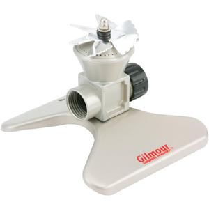 Gilmour 1024 Sq Ft Square Lawn Sprinkler, Whirling Vane Water Sprinkler for Small Area Coverage, Hose Sprinkler for Lawn and Garden