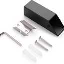 Black Towel Hooks Wall Mounted, SUS 304 Stainless Steel Towel & Robe Hooks, Modern Heavy Duty Wall Hooks Waterproof for Bathroom and Outdoor, Matte Black (2-Pack)