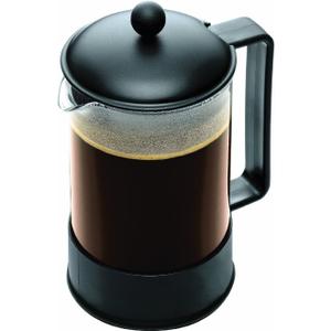 Bodum 51oz Brazil French Press Coffee Maker, High-Heat Borosilicate Glass, Black - Made in Portugal