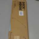 Kingsyard 2 Pack Heavy Duty Wall Mounted Deck Hook, 27"-39" Adjustable Metal Plant Wall Hanger for Hanging Bird Feeders, Planters, Lanterns, Wind Chimes, Wall Mounted