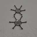 2Pcs Steel Wire Grass Trimmer Head, 2025 New String Trimmer Replacement Head, Universal Brush Cutter Steel Head for Lawn Mower Edging, 6 Inch Steel Wire Weed Brush Cutter Trimmer Head (6 Blades)