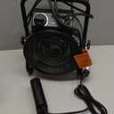 Greenhouse Heater with Digtal Thermostat, 1500W Electric Greenhouse Heaters, Fast Heating with Overheat Protection, Grow Tent Heater for Green House, Outdoor, Patio, Flower Room, Silver