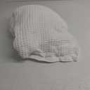 Bedsure Gentlesoft 100% Cotton Blanket Queen Size for Bed - Breathable and Soft, Waffle Weave Blanket for Summer, Thick Cozy Fall Blankets for Women Gift, White, 90x90 Inches