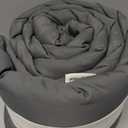 Huzi Infinity Pillow - Home Travel Soft Neck Scarf Support Sleep (Grey)