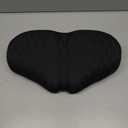 X WING New-Age Noseless Bike Seat Cushion for Men & Women - Extra Padding & Wide - Suitable for City, Electric, Stationary Bikes - Compatible with Peloton Bikes  Wide Winged Bike Seat with Cushion (Black Bubble)