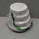 Geetery 4 Pcs Wooden Risers for Display Wood Pedestal Stand Mini Tray Stand Round Wooden Pedestal Holder Rustic Riser for Decor Tiered Tray Decor Home Kitchen, 4 Size(White)