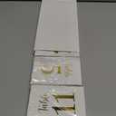 Woodamore Paper Table Numbers For Wedding Reception 1-30, Gold Wedding Table Number 1-30 With Head Tables Numbers Cards