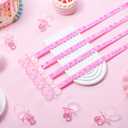 100 Pieces Baby Shower Pacifiers Necklace, Cute Acrylic Pacifier Necklaces for Chupones para Baby Shower Games Charm, Party Favors, Decorations DIY, Gender Reveal Table Scatter(Pink)