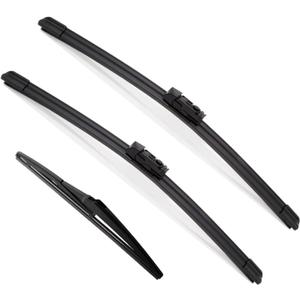3Pcs Mazda CX-5 CX5 CX-9 CX9 Windshield Wiper Blades 02/2017-2021 2022 2023, Original Equipment Automotive Replacement Windshield Wiper Blades for My Car- 24"/18"/14" (Set of 3)
