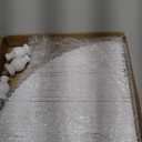 Amyhill Wood Corner Counter Shelf Corner Riser for Kitchen Counter White Wash Rustic Bathroom Countertop Organizer Decorative Tray Riser Pedestal Stand with Removable Feet for Kitchen Bar, 11.81 Inch