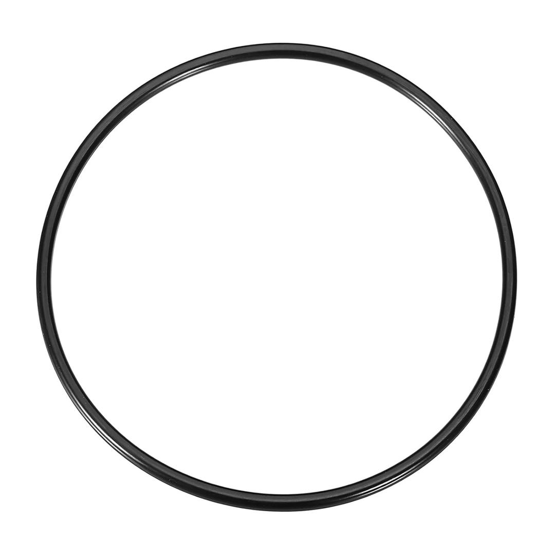 uxcell 5Pcs AS-242 O-Rings, Nitrile Rubber O-Rings 4" ID, 4-1/4" OD, 1/8" Width Round Sealing Gasket for Hydraulic Pneumatic Systems Sealing Repair (90 Durometer, Black)
