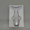 7 Color Galvanic Machines - Red Light Therapy for Face and Neck, Face Massager Tool for Wrinkles, Double Chin, Vibrating Facial Massager with Thermals, White