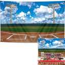Baseball Photo Backdrop 7x5ft Outdoor Sport Baseball Stadium Background Baseball Games Boy Children Birthday Party Supplies