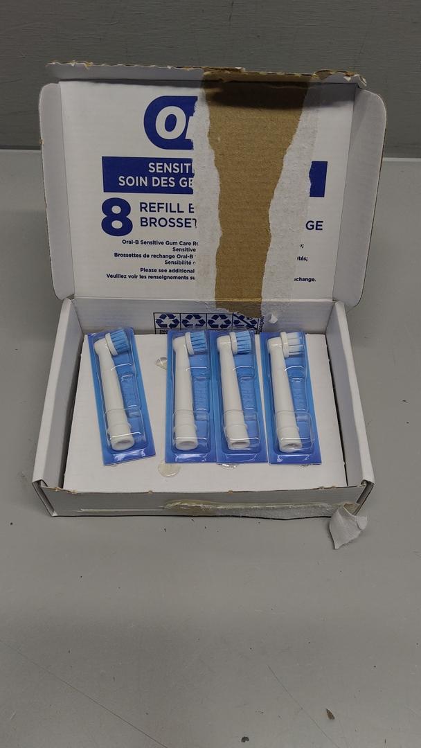 OralB Sensitive Gum Care Electric Toothbrush Replacement Brush Heads, 8 Count