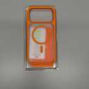 TORRAS Stronger Magnetic & Shockproof for iPhone 17 Pro Max Case, Fit for MagSafe, Military Grade Drop Protection, Camera Control, DIY Button, Slim for iPhone 17 Pro Max Case Translucent Orange