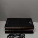 FEPPO Electric Warming Tray, 4-in-1 Food Warmers for Parties Buffet with 10 Temp Settings and Timer, 33"x15" Glass Surface Warming Mat for Food, Modular Buffet Hot Plates for Catering and Gatherings (Black&gold)