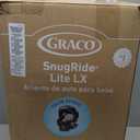 Graco SnugRide Lite LX Infant Car Seat, Lightweight Rear-Facing Seat for Babies 430 lb, 4-Position Adjustable Base, LATCH Installation & ProtectPlus Engineered, Studio