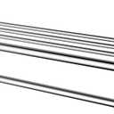 24 Inch Bathroom Towel Rack Towel Bar Towel Shelf Chrome Stainless Steel and Zinc Alloy Wall Mount 1pc for House Lavatory and Hotel