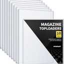 HYARUAT Magazine Toploader - 7mm Thick Plastic Sleeves, 9x11.5 Top Loader Binder Magazine Protectors for Collectors, 10 Pack