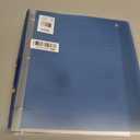 Avery Flexi-View 3 Ring Binder, 1/2 Inch Round Rings, 1 Navy Blue Binder (15766)