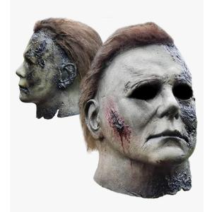 GTETKDE Halloween Michael Myers Mask 2024 Halloween Horror Cosplay Costume Scar Mask