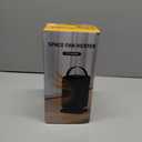 Small Space Heater for Indoor Use, Fast Heating Portable Desk Heater, Dual Power Modes, Timer & Overheat Protection  Personal Space Heater for Bedroom, Office, Home (BLACK)