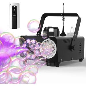 UPGREY Fog Bubble Machine Smoke Bubble Machine Bubble Fogger for Kids Outdoor and Indoor (Metallic)