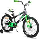 JOYSTAR New Berry Kids Bike for Boys and Girls Ages 3-12 Years Old, 12 14 16 Inch Kids Bicycles with Training Wheels, 20 Inch Bike with Kickstand, Multiple Colors (Green)