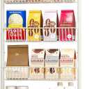 MIAOLI Over the Door Pantry Organizers and Storage, 6-Tier Spice Rack, Home & Kitchen Storage Shelves for Cabinet, Large Capacity Hanging Seasoning Organizer, Laundry Room Organization, White