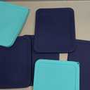 Sophico 11 Cup Rectangle Silicone Storage Cover Lids Replacement for Pyrex 7212-PC Glass Bowls, Container not Included, Pack of 6