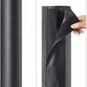 4" Basketball Pole Pads 47.2" Tall Basketball Pole Paddings Weather Resistant Waterproof Garage All Weather Pad for Player Protection and Safety (0.79'' Thick, Black)