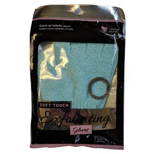 Jacent, Soft Touch Exfoliating Gloves - 1 ct