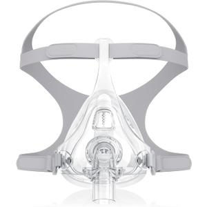 TMS Comfort Series Nasal CPAP MASK, Full Face CPAP Mask with Headgear, Anti-Leak Design for Mouth Breathers, Comfort Fit Frame with Advanced Silicone Cushion, Great-Value CPAP Supplies