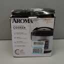 AROMA Digital Rice Cooker, 4-Cup (Uncooked) / 8-Cup (Cooked), Steamer, Grain Cooker, Multicooker, 2 Qt, Stainless Steel Exterior, ARC-914SBD