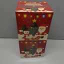 2 x 2025 Kids Box  DIY Christmas Organizer Bucket with Stickers & Mini Toys, Fidget Toy Pack, Multi-Item Fidget Toys, Creative Holiday Craft Kit for Girls Boys, Santa & Snowman Storage Bucket for Kids