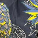 CHEXPEL Men's Swim Trunks Quick Dry Beach Shorts with Pockets and Compression Liner 7 Inch Inseam Bathing Suits (Pineapple), 3XL