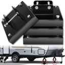 RV Jack Pads for Four-Point Trailer Jack Stands, with 6.3" Metal Foot