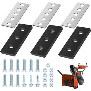 Snow Blower Impeller Modification Kit Universal 3/8" 3-Blade, for Modifies 2-Stage Machine