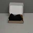 REECHO Beanie Wig With 12" Beach Wavy Hair Extension - Warm Knitted Hat With Synthetic Hairpiece for Women - Black Beanie, Chocolate Brown Hair