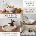 OAKOA Decorative Tray for Decor - Coffee Table Tray for Living Room - Round Tray for Home Decor - Coffee Table Decor Centerpiece - Modern Minimalist Centerpiece