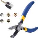 Multi-Function Screw Extractor Pliers, Non-Slip Screw Removal Tool, Extracts Stripped, Broken, Rusted Screws, Screw Pliers for Tightening, Loosening and Gripping Nuts and BoltsWire pliers