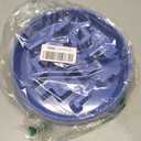 Outward Hound Fun Feeder Slo Bowl Large 4Cup Capacity, Slow Feeding, Medium to Large Dogs, NonSlip, Blue, Notch Pattern