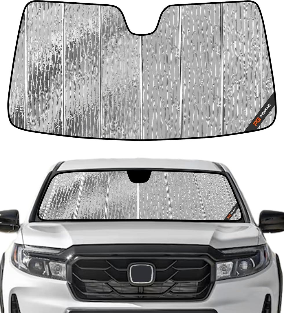 Pigenius Windshield Sunshade for Honda Passport 2019-2025, Pilot 2016-2022, Ridgeline 2017-2026. with Sensing Camera - AstraGuard