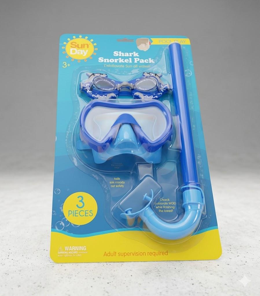 Unisex Child Adventure Mask Junior Swimsuit Separates