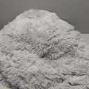 Bean Bag Chair Cover, Waterproof Faux Fur Bean Bag Cover Only(No Filler), 5FT Round Beanbag Cover with Pocket, Big Giant Bean Bags Covers for Adults Kids Teens, Stuffed Animal Storage