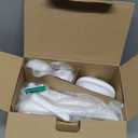 VTech SN5147 Amplified Corded/Cordless Senior Phone with Answering Machine, Big Buttons, 90dB Extra-Loud Visual Ringer, 50dB Audio Assist, Call Blocker, White