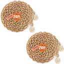 VEVOR Transport Binder Chain, 4900lbs Working Load Limit, 5/16''x20' G80 Tow Chain Tie Down with Grab Hooks, DOT Certified, Galvanized Coating Manganese Steel for Dock Factory Construction Site, 2Pack