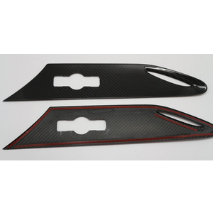 Anti-Slip No Drilling Aluminum Brake and Gas Accelerator Pedal Pad Cover For 2009-2023 Dodge Challenger Charger Chrysler 300 Foot Pedal Pads Kit 2PCS (Red)