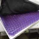 Purple Royal Seat Cushion, Portable 2 Inch Gel Seat Cushion, GelFlex Grid